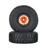 4pce 1/10 Climbing car RC car 1.9 inch Bead Lock Wheel wear-Resistant Rubber tire Universal cr tire for TRAXXAS TRX4 SCX10 EX86100 EX86190 AXIA RGT (red) view 2