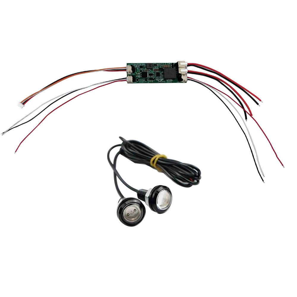 12 v Tail Lights and Led Module for ESC of puaida Electric Skateboard for DIY Electric Skateboard with Build-in Tail Lights