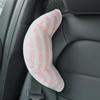 HKSICHENGKEJI Kids Neck Pillow with Shoulder Cover Travel Neck Pillow Car Seat Belt Cover Comfort Seat Belt Shoulder Pad for Pushchair Airplane Train Head Neck Support Universal Travel Accessories view 1