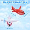 12 Pieces Inflatable Airplanes Aircraft Inflates Plane for Birthday Shower Party Decoration Supplies Jets Airplane Birthday Party Supplies 24.5 and 15.75 Inch view 2