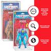 EVORETRO PET Display Case Protector for Masters of The Universe Origins Carded Action Figure Box - 5.5 Inch Motu Carded Blister Pack Plastic Clear Case, 0.40MM Thick, Scratch Resistant (10 Pack) view 3