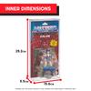 EVORETRO PET Display Case Protector for Masters of The Universe Origins Carded Action Figure Box - 5.5 Inch Motu Carded Blister Pack Plastic Clear Case, 0.40MM Thick, Scratch Resistant (10 Pack) view 4