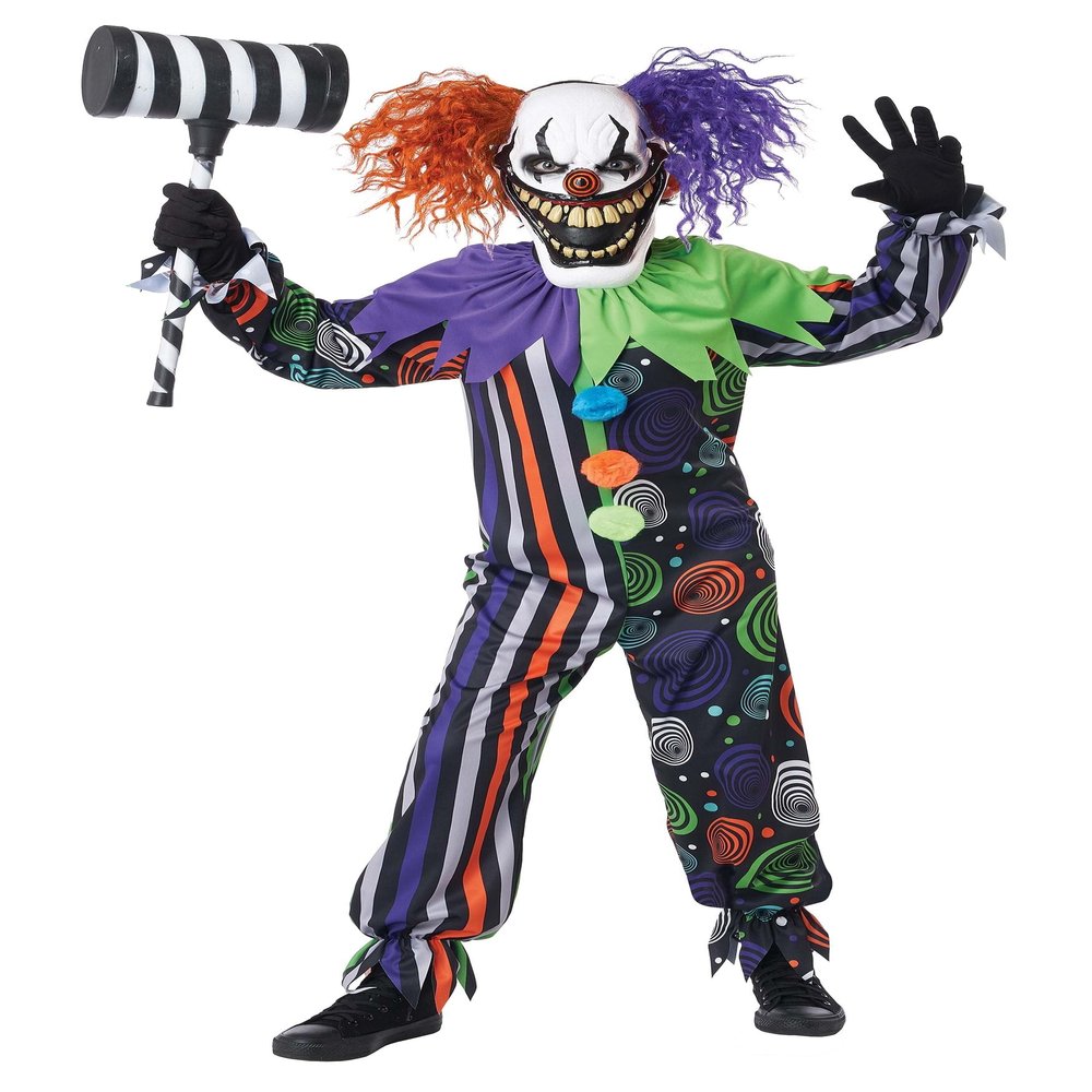 California Costumes Funhouse Fiend Clown Boy's Costume X-Large