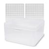 EKIND Foam Darts Neat Storage Boxes Compatible for Nerf Elite Darts or Short Dart, Easy to Collate and Carry (1 Box, 2 Tray) view 1