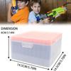 EKIND Foam Darts Neat Storage Boxes Compatible for Nerf Elite Darts or Short Dart, Easy to Collate and Carry (1 Box, 2 Tray) view 2