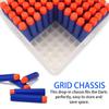 EKIND Foam Darts Neat Storage Boxes Compatible for Nerf Elite Darts or Short Dart, Easy to Collate and Carry (1 Box, 2 Tray) view 3