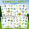 96PCS Golf Pre-Cut Temporary Tattoos for Kids - Sport-Themed Party Favors, Perfect for Birthday Parties, School Prizes, and Classroom Gifts for Boys & Girls (Normal) view 3