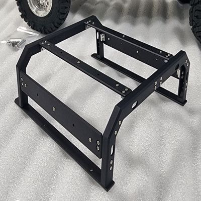 H-TECH RC CNC Aluminum Metal Roll Bar for Vanquish VS4-10 Phoenix 1/10 Accessories, Black