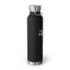 Copper Vaccum Insulated Bottle 22oz Hilarious Expecting Parents Sarcasm Baby Mom Announcement Humorous Kiddos Mommas Appreciation Sayings Pun Black / 22oz view 2