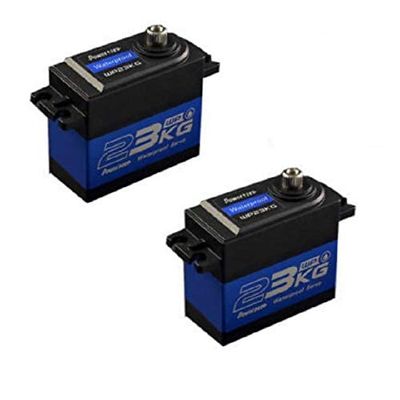 2 Pack Power HD WP-23KG Waterproof 4.8-6.6V Digital Servo 23KG Slash REDCAT ARRMA SAVOX JR FUTABA SPEKTRUM Includes CHICAGOLAND RC Coupon
