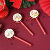 Toyvian 9 pcs Baby Hand Rattle Drum Percussion Instrument Twist Drum Educational Toy, Random Pattern view 3