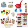 Supermarket Play Set for Kids W/Shopping Cart W/Cash Register Pretend Play Girls Boys Toddlers Age 3 4 5. view 2