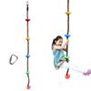 BUBBLEBAY 6.56ft Climbing Rope Swing with Treads Climbing Rope Plate Swing Hanging Swing Ninja Rope Accessories view 1