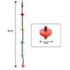 BUBBLEBAY 6.56ft Climbing Rope Swing with Treads Climbing Rope Plate Swing Hanging Swing Ninja Rope Accessories view 3