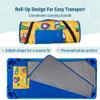 Wildkin Modern Kids Nap Mat  Soft Cotton Blend with Pillow & Elastic Straps for School & Travel - Under Construction view 4