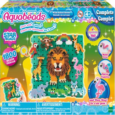 Aqua Beads Wild Safari Scene