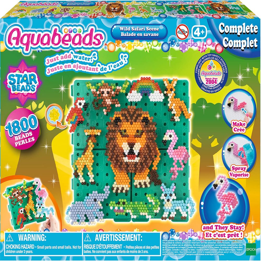 Aqua Beads Wild Safari Scene