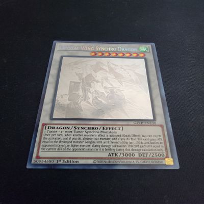 Crystal Wing Synchro Dragon - GFTP-EN130 - (Ghost Rare) - Ghosts from The Past - 1st Edition