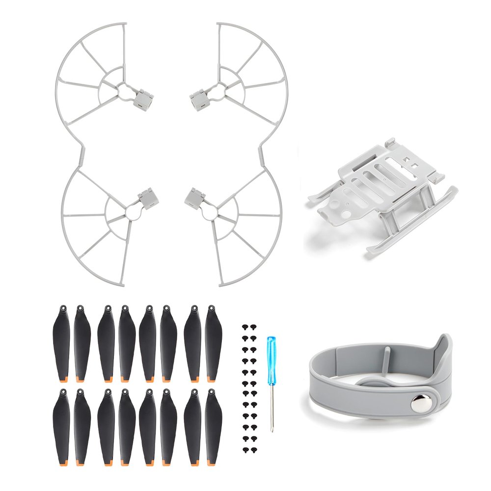 Mini 3 Pro Propeller Guard+16Pcs Propellers+Propeller Holder Strap+Landing Gear Legs for DJI Mini 3 pro Accessories