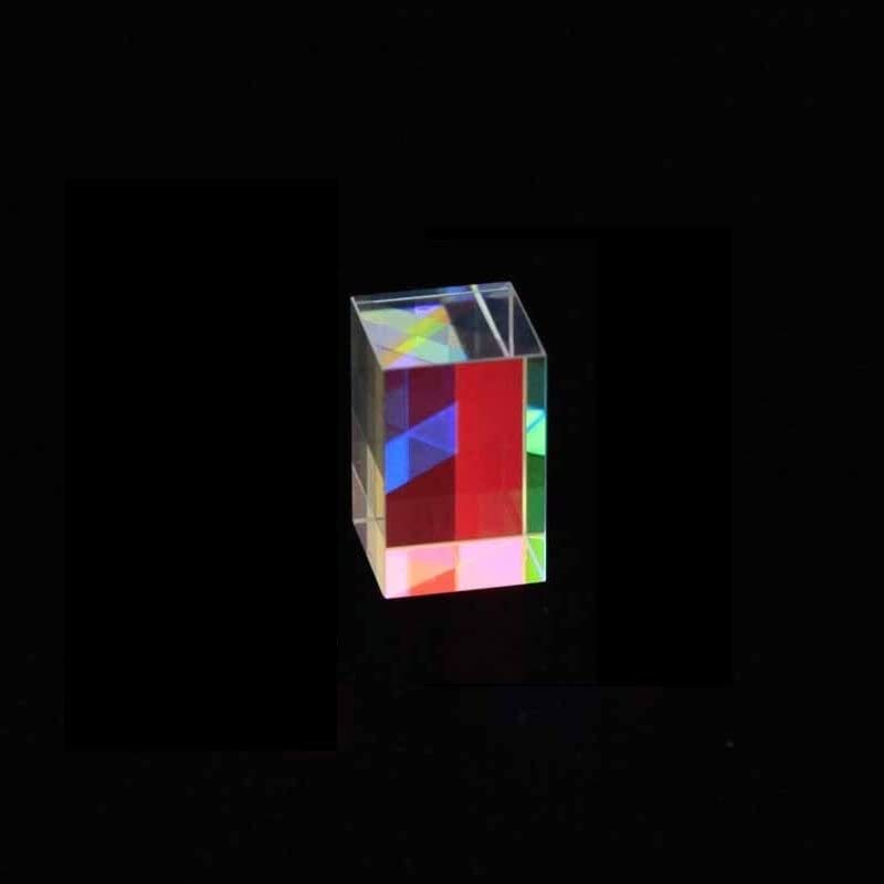 YONGERN 16 * 16 * 25mm Optical Prism Hexahedral Prism Creative Gift of Cubic Science Cube Diamond Mirror Rainbow Light for Photography