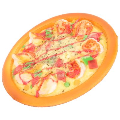 6 Simulation Pizza Play Realistic Pizza Display Fake Food Photography Prop Pretend Play Food Moldel Toy Pizza Play Set Artificial Pizza Decoration(Random Style)