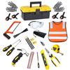 QeeHeng Kids Real Tools Set,Woodworking Tool Set,30 PCS Builder Children Real Hand Tools Kit Construction Learning,Home DIY Play for Boys & Girls Beginner Learning Gift,Come with Tool Box view 1