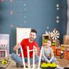 QeeHeng Kids Real Tools Set,Woodworking Tool Set,30 PCS Builder Children Real Hand Tools Kit Construction Learning,Home DIY Play for Boys & Girls Beginner Learning Gift,Come with Tool Box view 3
