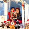 6 Pieces 11.8 Inch Christmas Stuffed Animal Christmas Plush Monkey Giraffe Elephant Lion Tiger Zebra for Kids, Safari Party Decorations view 4