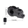 CNC Gearbox Middle Transmission Box with Motor Gear for LCG Chassis Low Center of Gravity Frame SCX10 90046 90047 Parts (Black) view 3
