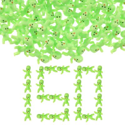 Chalyna 150 Pcs Mini Plastic Babies 1 Inch Baby Doll for Home Prank Game Micro Landscape Aquarium Dollhouse Ornament DIY Terrarium and Handmade School Project Accessories (Babies Style)