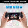 16 Bit Handheld Game for Kids Built-in 230 HD Classic Retro Video Games USB Rechargeable 3.0 Inch Childrens Travel Electronics Toys Portable Gaming Player System Gift for Boys Girls Ages 4-8-12 view 2