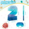 Sratte Number 1 2 3 4 5 6 7 8 9 Piata with Stick Blindfold Confetti, Gradient Blue Piata for Kids Boys Girls Birthday Party Anniversary Decorations Supplies(Number 2) view 2