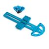 Aluminum Shock Synchronizer Ruler Suspension Tool 1 Set with Adjustable Damping for 1/10 RC Car Crawler R-ig VS4 10 SCX10 TRX4 TT02 YD2 CC01 MST CFX TF2 (Blue) view 1