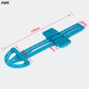 Aluminum Shock Synchronizer Ruler Suspension Tool 1 Set with Adjustable Damping for 1/10 RC Car Crawler R-ig VS4 10 SCX10 TRX4 TT02 YD2 CC01 MST CFX TF2 (Blue) view 4