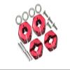 GPM 16PC Set Upgrades Aluminum Hex Adapters 6Mm ThickFront,8Mm Thick (Rear) for Slash PRO 2WD Short-Course Truck (58034-2) RC Cars (red) view 1