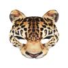Abaodam Leopard Half Face Mask - Masquerade Cat Animal Cosplay Mask - Halloween Carnival Party Supplies view 1