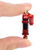 INJORA 39mm Shocks- Aluminum Threaded Adjustable Oil Filled Shocks for SCX24 Gladiator C10 JLU Deadbolt B17 Axial 1/24 RC Crawler Car Upgrade Parts(RedBlack) view 3