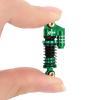INJORA 39mm Shocks- Aluminum Threaded Adjustable Oil Filled Shocks for SCX24 Gladiator C10 JLU Deadbolt B17 Axial 1/24 RC Crawler Car Upgrade Parts(Green) view 3