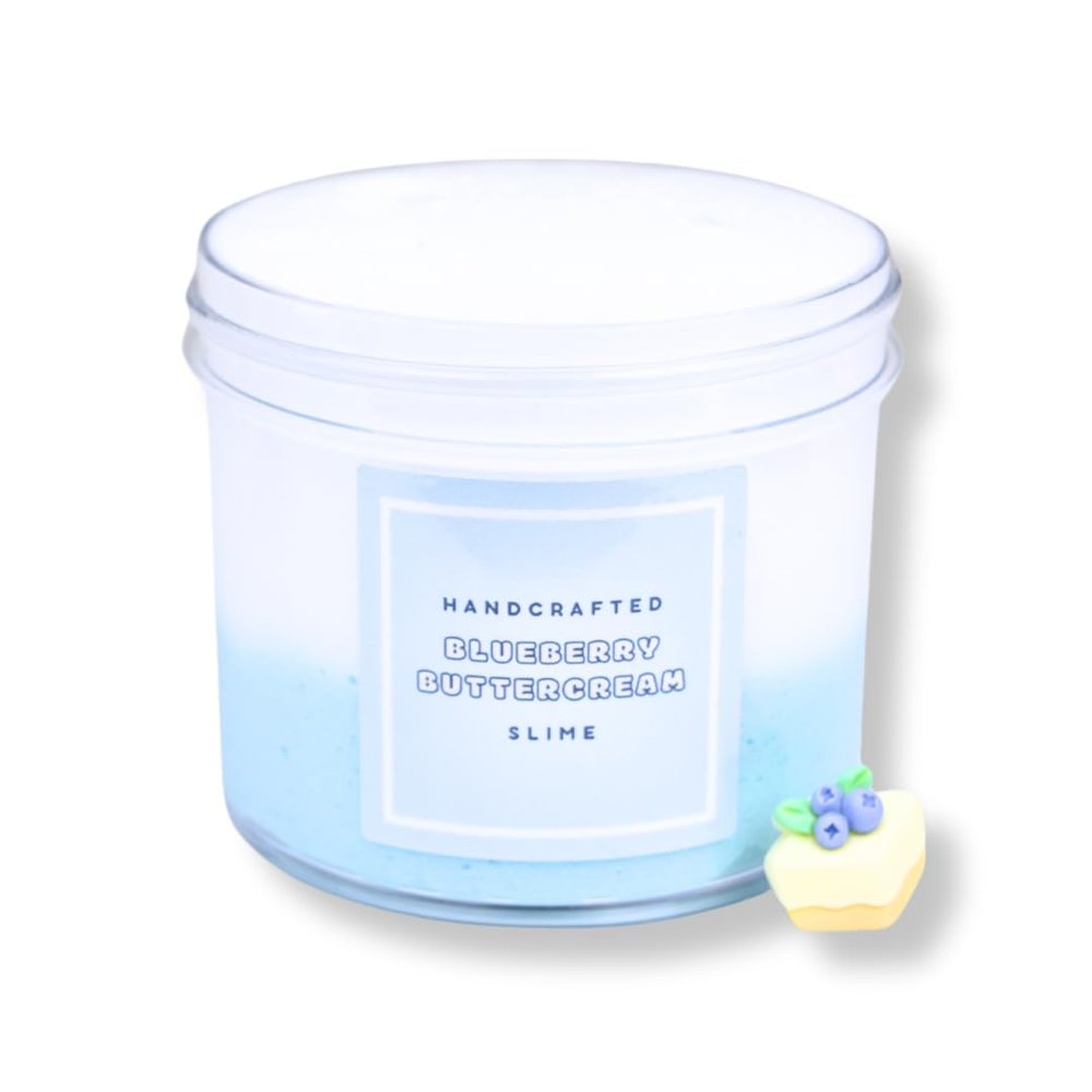 Blueberry Buttercream Slime (SCENTED) | Handmade Slime | Hippocampe Slimes (8OZ)