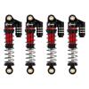 INJORA 39mm Shocks- Aluminum Threaded Adjustable Oil Filled Damper for SCX24 Gladiator C10 JLU Deadbolt B17 Axial 1/24 RC Crawler Car Upgrade Parts(Black&Red) view 1