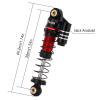 INJORA 39mm Shocks- Aluminum Threaded Adjustable Oil Filled Damper for SCX24 Gladiator C10 JLU Deadbolt B17 Axial 1/24 RC Crawler Car Upgrade Parts(Black&Red) view 2
