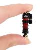 INJORA 39mm Shocks- Aluminum Threaded Adjustable Oil Filled Damper for SCX24 Gladiator C10 JLU Deadbolt B17 Axial 1/24 RC Crawler Car Upgrade Parts(Black&Red) view 3