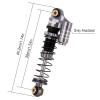 INJORA 39mm Shocks- Aluminum Threaded Adjustable Oil Filled Damper for SCX24 Gladiator C10 JLU Deadbolt B17 Axial 1/24 RC Crawler Car Upgrade Parts(Grey) view 2