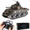 Ssccgym 3898 Sherman Remote Control Tank 1/16 Scale TK7.0 RC Battle Military Vehicle Simulation Smoke Shooting Sound Effect Collection (Metal Steel Gearbox & Fully Metal Track) view 1