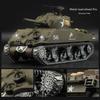 Ssccgym 3898 Sherman Remote Control Tank 1/16 Scale TK7.0 RC Battle Military Vehicle Simulation Smoke Shooting Sound Effect Collection (Metal Steel Gearbox & Fully Metal Track) view 4