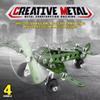 Ferthor Fun Metal Building Military Series Assembly Toys,Small Construction Set for Kids Ages 4-8, Military Toys for Boys Age 8-12,STEM Toy Gifts for Model Army Kit(166pcs No Motor) view 2