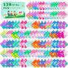 128 Pcs Valentine Party Favors for Kids Valentine's Day Gifts Sensory Fidget Toys for Kids Mini Push Pop Keychain Pop it Treasure Box Classroom Goodie Bags Stocking Stuffers Classroom Pinata Fillers view 1