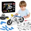 Ferthor Fun Creative Set Motorcycle,Stem Building Projects Toys for Kids 8 9 10 11 12+ Year Old,Metal Building Construction Model kit, 5 in 1 Motobike Building Blocks Steam Educational Toys(139PCS) view 1