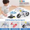 Ferthor Fun Creative Set Motorcycle,Stem Building Projects Toys for Kids 8 9 10 11 12+ Year Old,Metal Building Construction Model kit, 5 in 1 Motobike Building Blocks Steam Educational Toys(139PCS) view 3