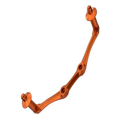 GPM 3PC Set Upgrades Alloy Body Posts Mount with Posts for 1/10 Slash 4X4 RC Cars (Orange)